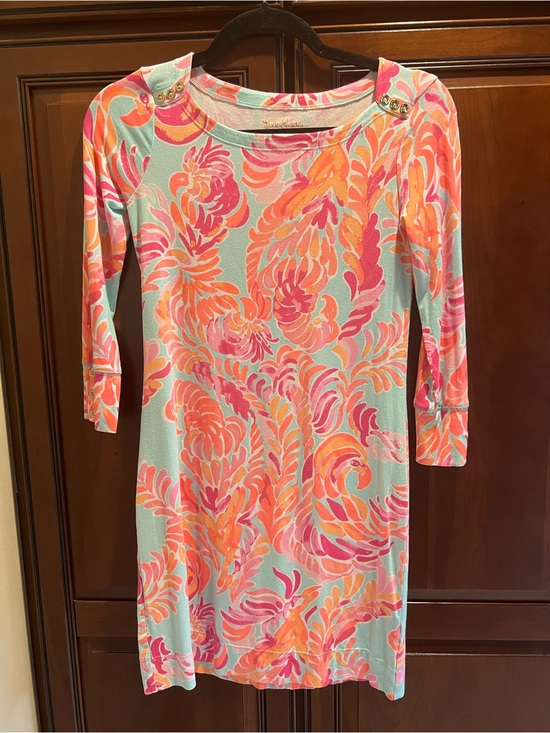 Lilly Pulitzer Dresses & Skirts - NWOT Lilly Pulitzer Sophie UPF 50+ Love Birds Print Dress Classic Resort  - XXS